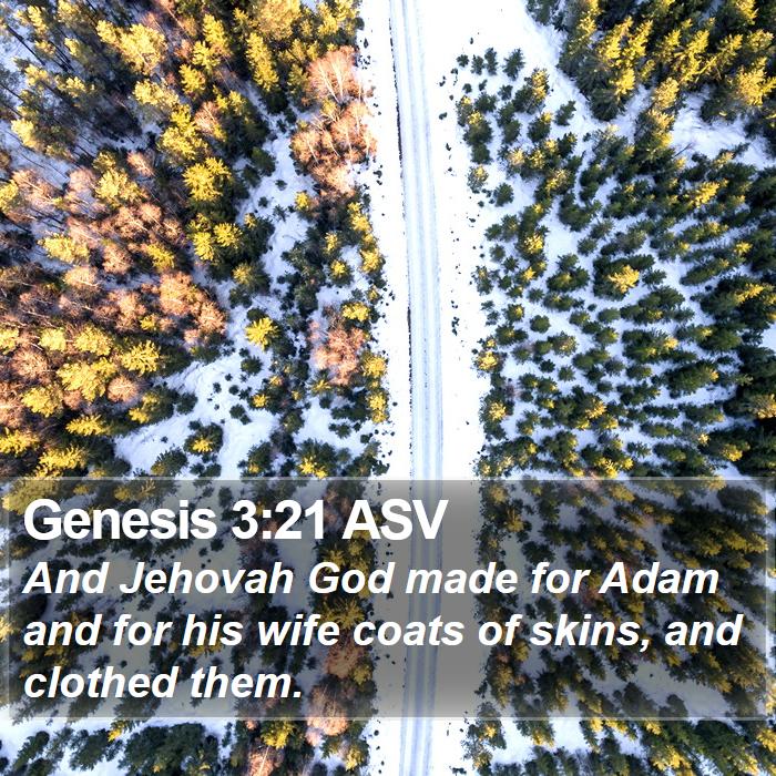 Genesis 3:21 ASV Bible Study