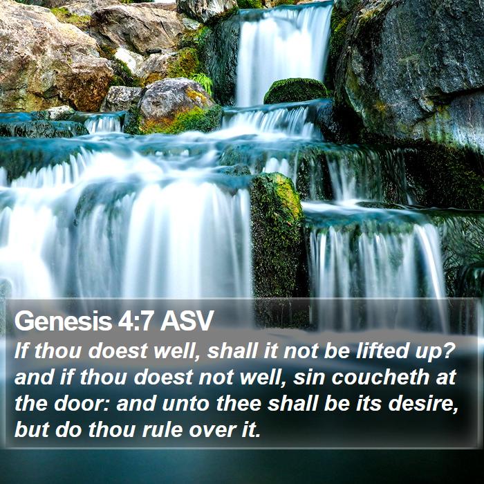 Genesis 4:7 ASV Bible Study