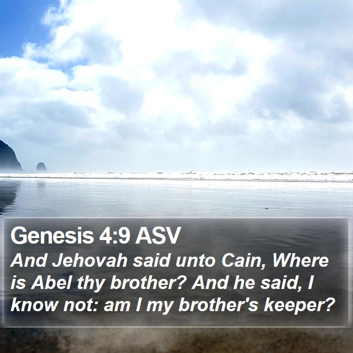 Genesis 4:9 ASV Bible Study