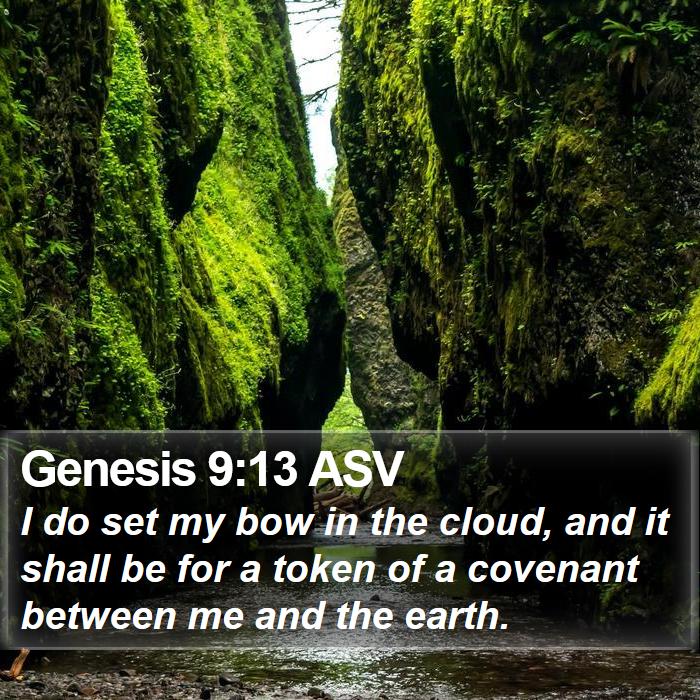 Genesis 9:13 ASV Bible Study