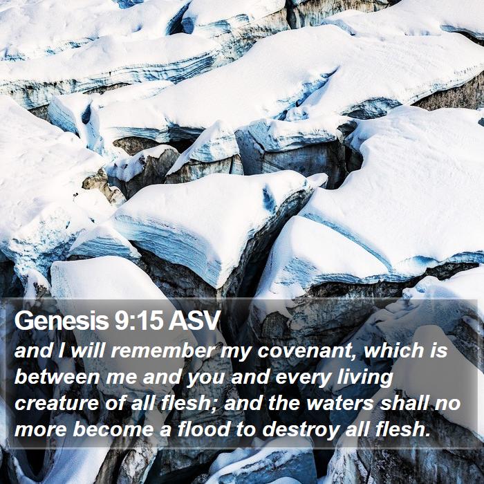 Genesis 9:15 ASV Bible Study