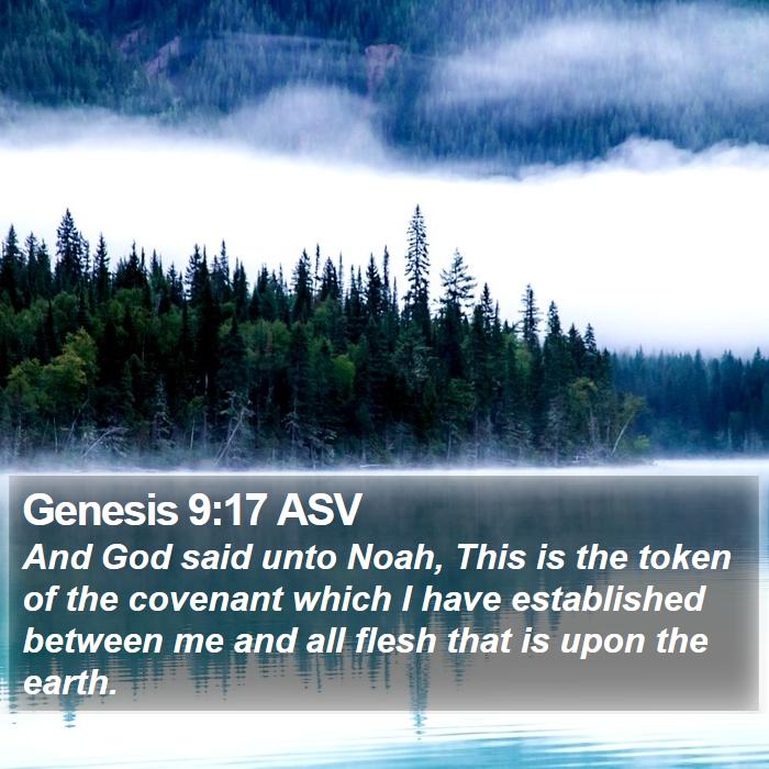 Genesis 9:17 ASV Bible Study