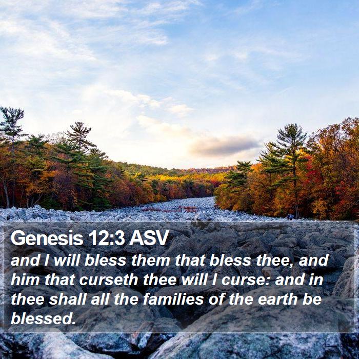 Genesis 12:3 ASV Bible Study