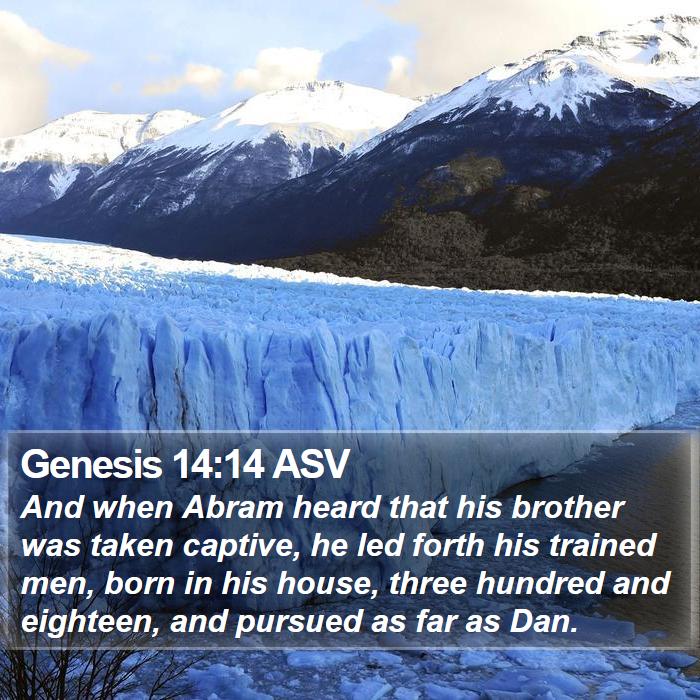 Genesis 14:14 ASV Bible Study