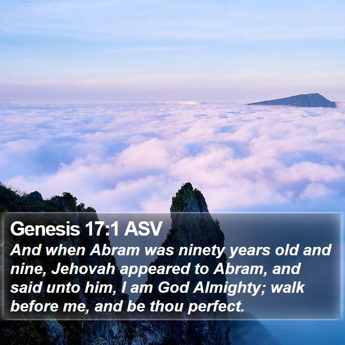 Genesis 17:1 ASV Bible Study