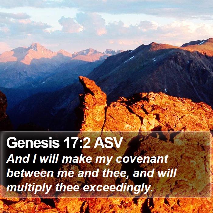 Genesis 17:2 ASV Bible Study