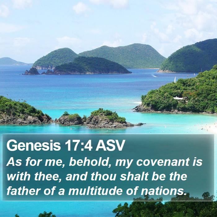 Genesis 17:4 ASV Bible Study