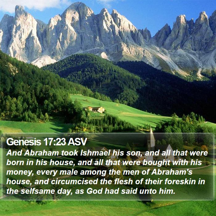 Genesis 17:23 ASV Bible Study