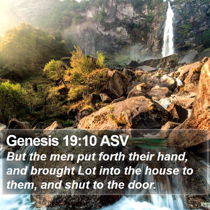 Genesis 19:10 ASV Bible Study