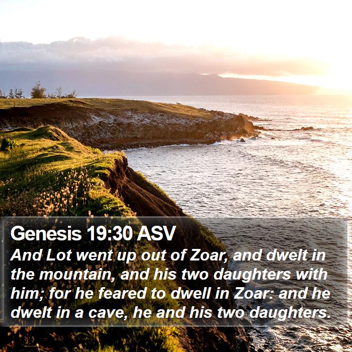 Genesis 19:30 ASV Bible Study