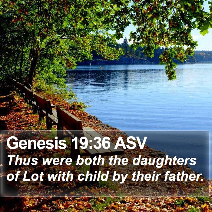 Genesis 19:36 ASV Bible Study