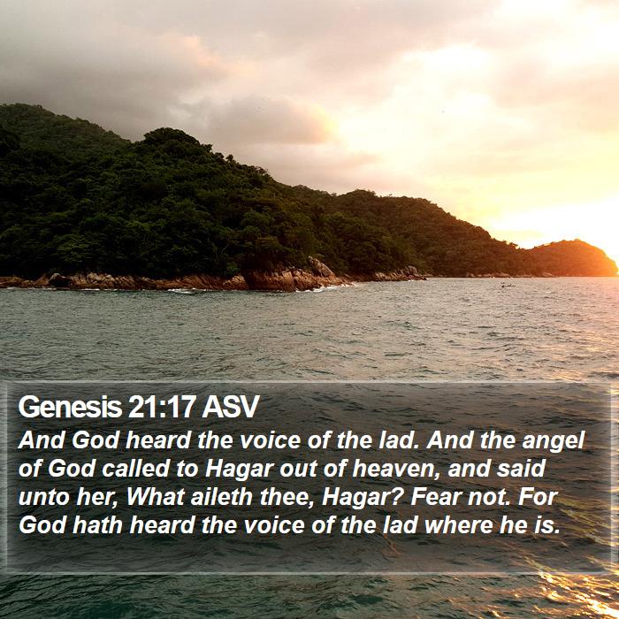 Genesis 21:17 ASV Bible Study