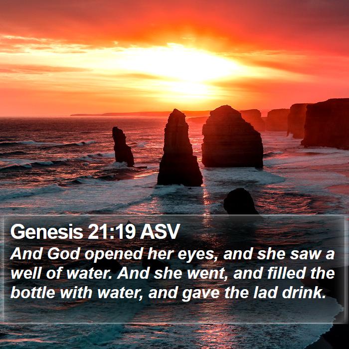 Genesis 21:19 ASV Bible Study