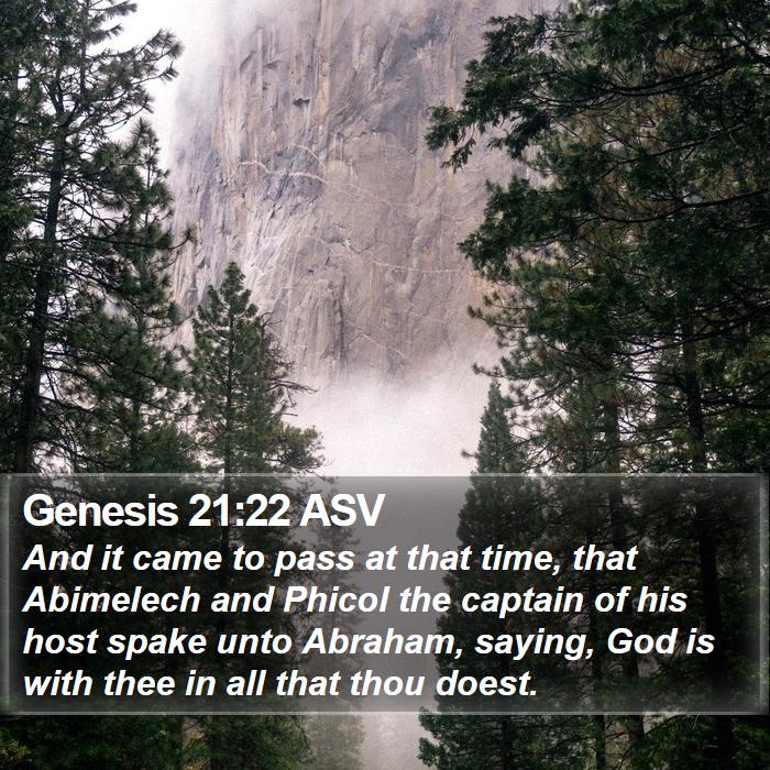 Genesis 21:22 ASV Bible Study