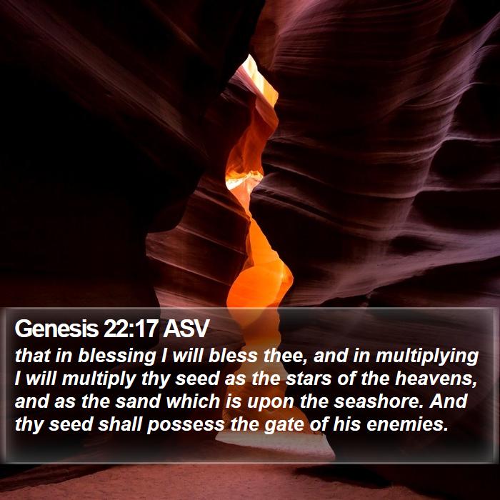 Genesis 22:17 ASV Bible Study