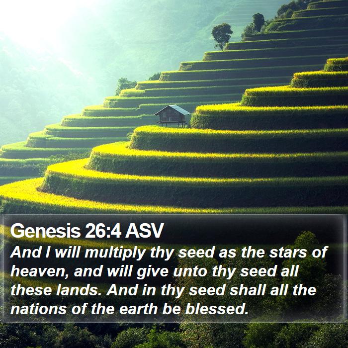 Genesis 26:4 ASV Bible Study