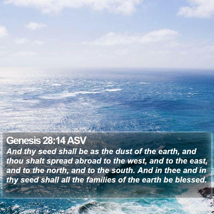 Genesis 28:14 ASV Bible Study