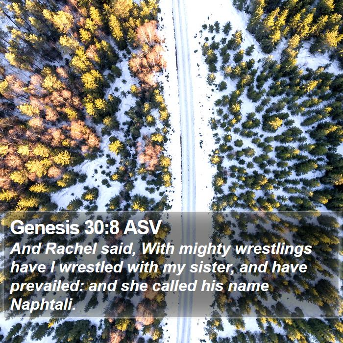 Genesis 30:8 ASV Bible Study