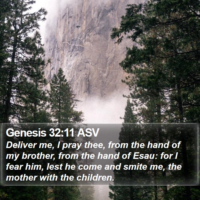 Genesis 32:11 ASV Bible Study