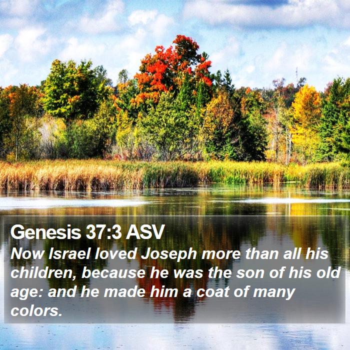 Genesis 37:3 ASV Bible Study