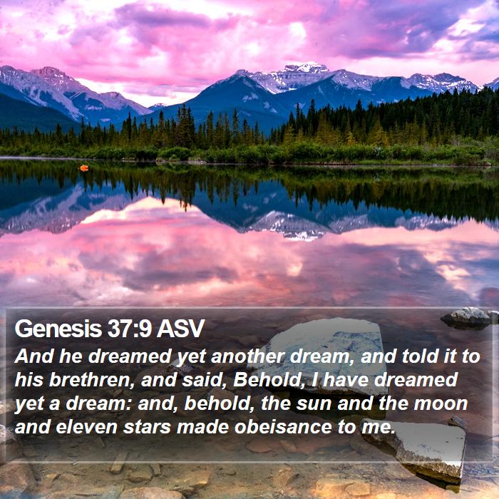 Genesis 37:9 ASV Bible Study