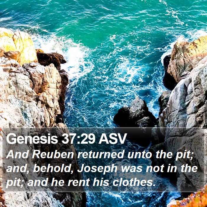 Genesis 37:29 ASV Bible Study