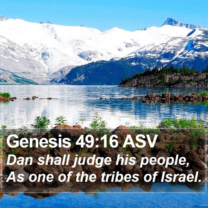 Genesis 49:16 ASV Bible Study