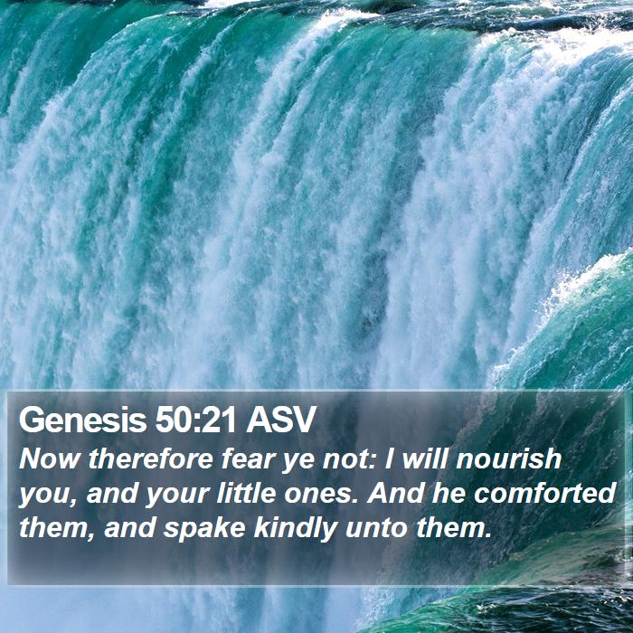 Genesis 50:21 ASV Bible Study