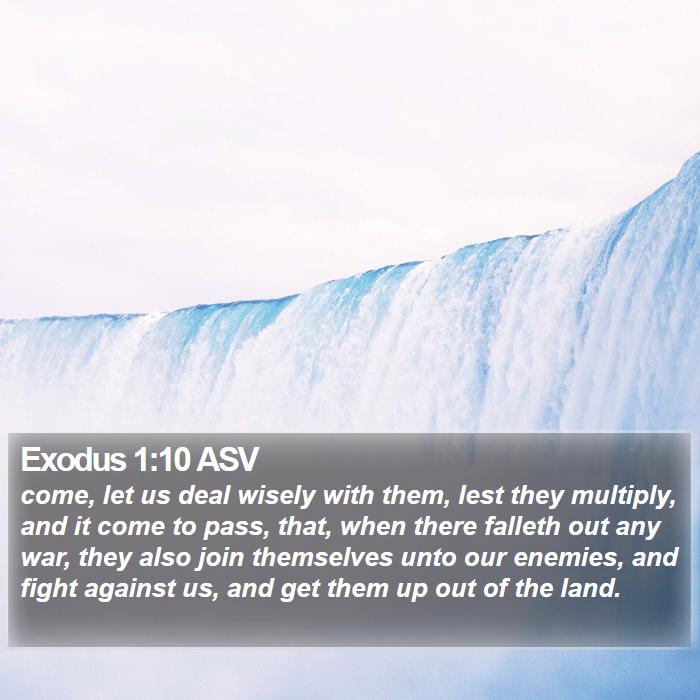 Exodus 1:10 ASV Bible Study