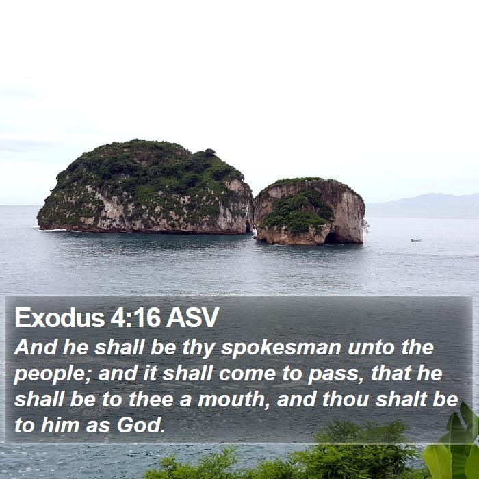 Exodus 4:16 ASV Bible Study