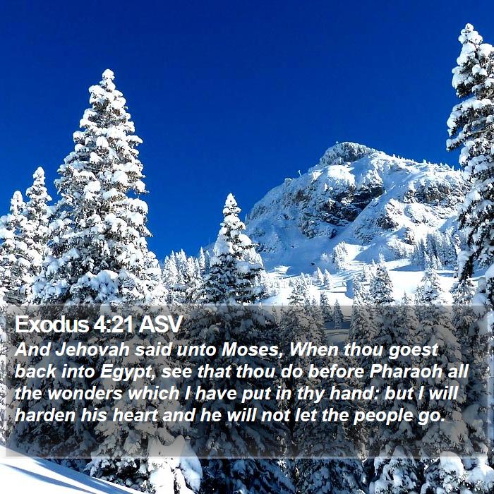 Exodus 4:21 ASV Bible Study