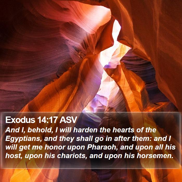 Exodus 14:17 ASV Bible Study