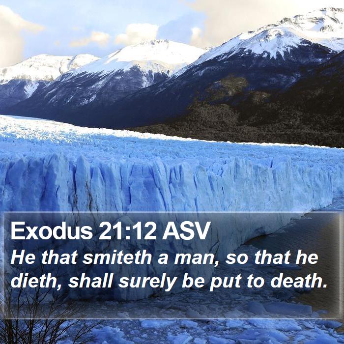 Exodus 21:12 ASV Bible Study