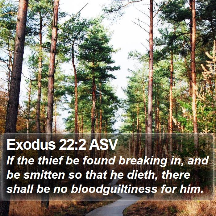 Exodus 22:2 ASV Bible Study