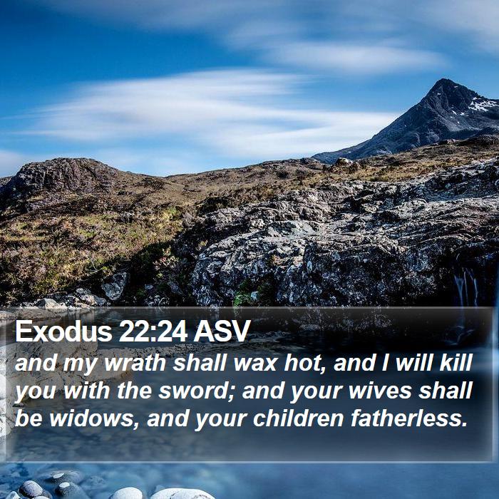 Exodus 22:24 ASV Bible Study