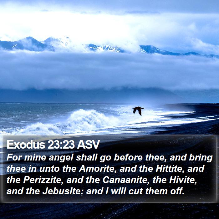 Exodus 23:23 ASV Bible Study