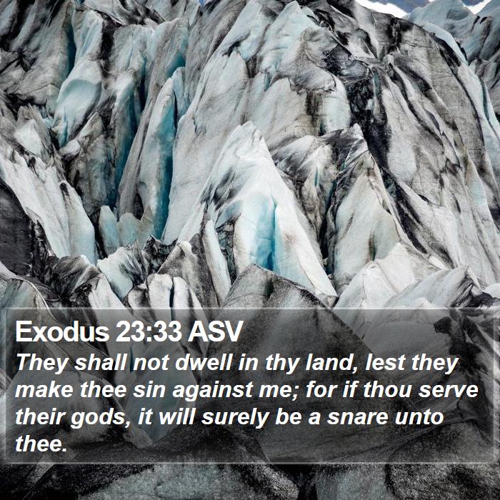 Exodus 23:33 ASV Bible Study