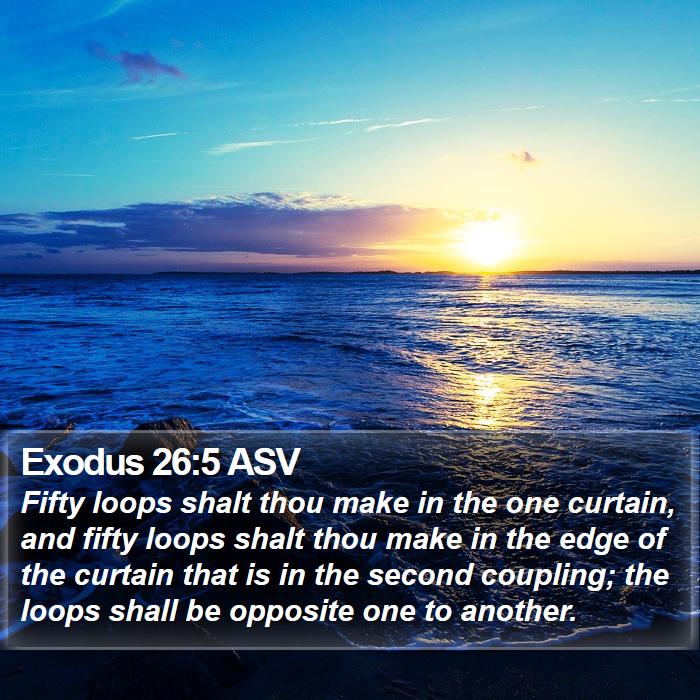 Exodus 26:5 ASV Bible Study