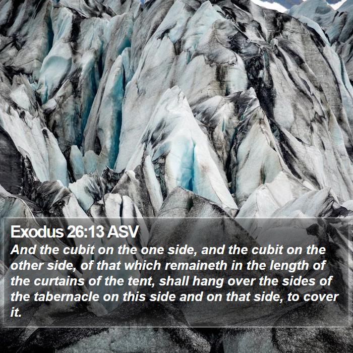 Exodus 26:13 ASV Bible Study