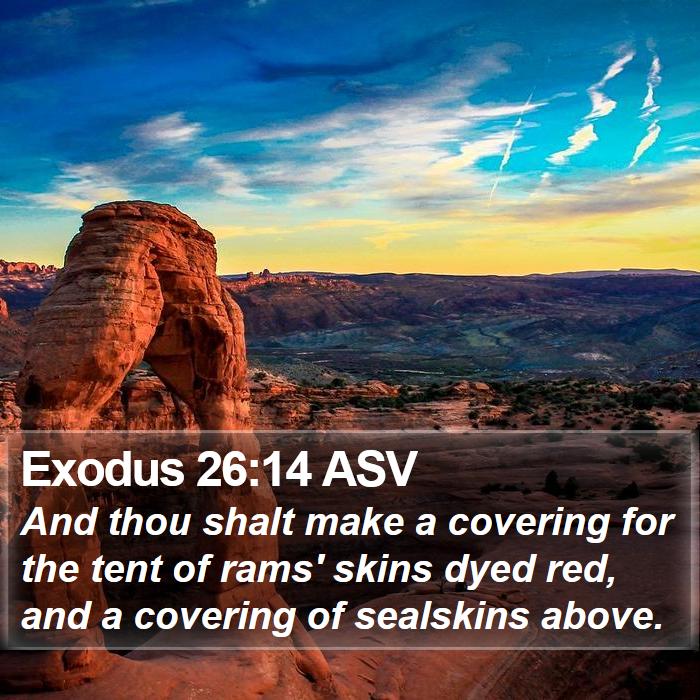 Exodus 26:14 ASV Bible Study