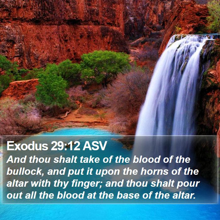 Exodus 29:12 ASV Bible Study