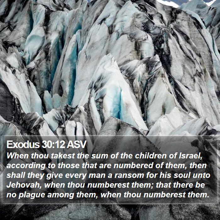 Exodus 30:12 ASV Bible Study