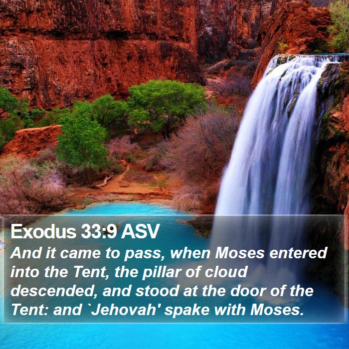 Exodus 33:9 ASV Bible Study