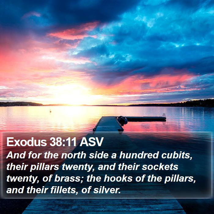 Exodus 38:11 ASV Bible Study