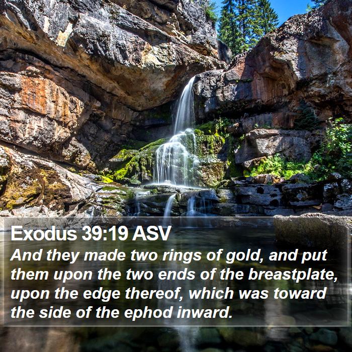 Exodus 39:19 ASV Bible Study