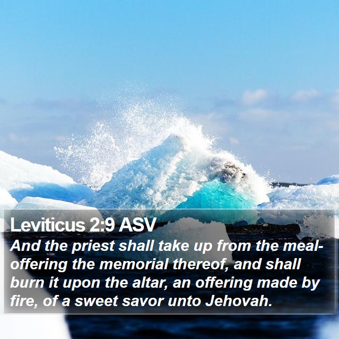 Leviticus 2:9 ASV Bible Study