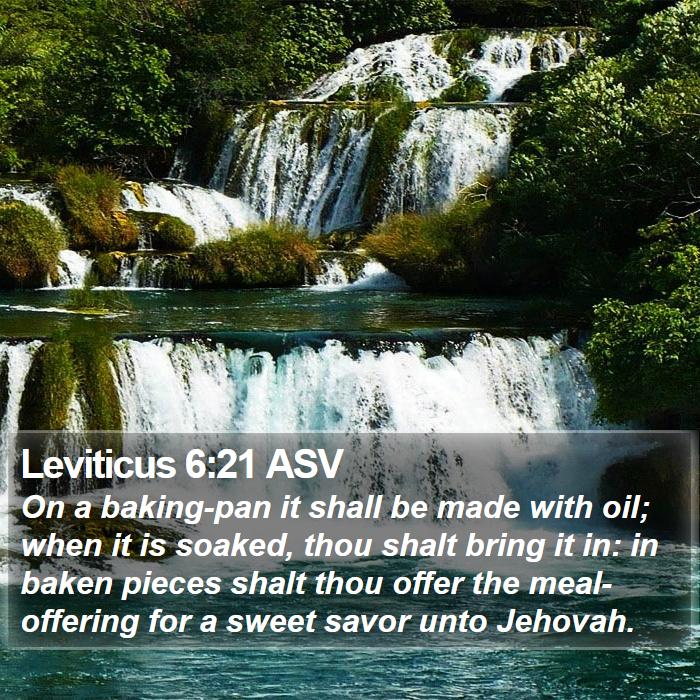 Leviticus 6:21 ASV Bible Study