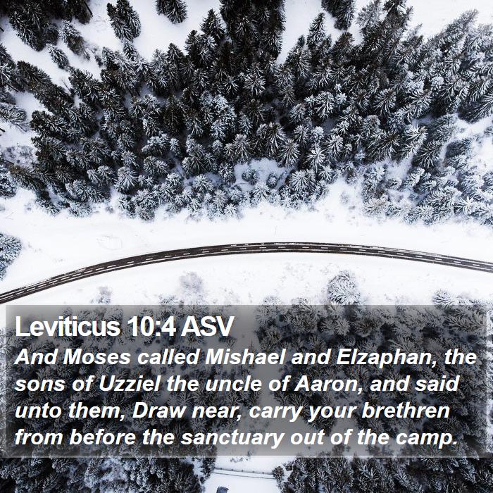 Leviticus 10:4 ASV Bible Study