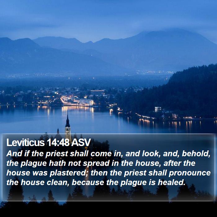 Leviticus 14:48 ASV Bible Study