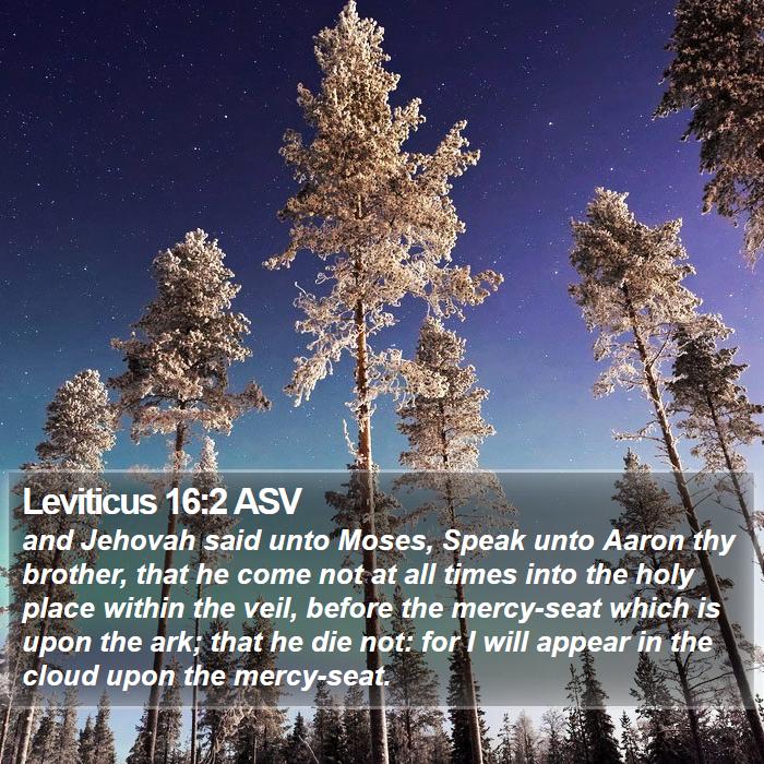 Leviticus 16:2 ASV Bible Study